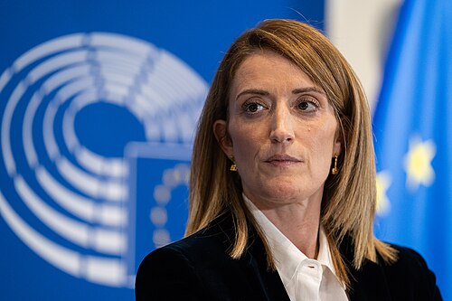 Portrait of Roberta Metsola
